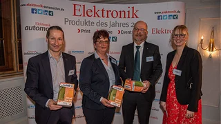 ...und wer die drei besonders gekennzeichneten Goldbärentütchen gezogen hat, bekam ein Technik-Ei von unserem Schwesterverlag Franzis.