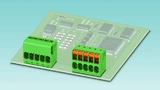 Unterschiedliche Anschlusstechnik, gleiche Kontur: Innerhalb eines Rasters sind die Außenabmessungen der Leiterplattenklemmen der Serie TDPT von Phoenix Contact identisch.