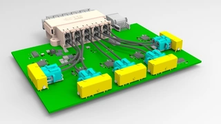 Hochintegrierter Aufbau eines optischen Gigabit-Switch mit integrierten FOTs
