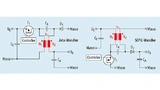 Bis auf die Leistungs-MOSFETs nutzen Zeta- (links) und SEPIC-Wandler (rechts) gleiche Komponenten – nur in anderer Anordnung