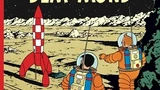 Das Cover von Tim und Struppi: Schritte auf dem Mond