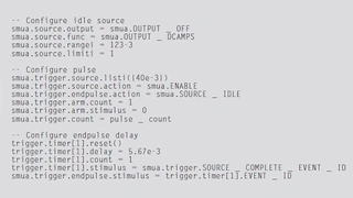 Programmcode für Trigger-Modell in Bild 7.