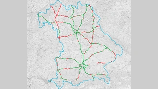 Netzabdeckung Autobahnen Bayern Telefónica