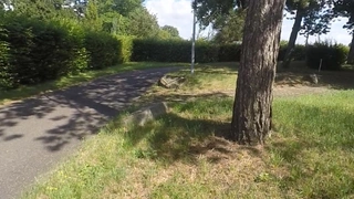 Das Videobild einer der beiden Kameras der Drohne.