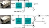 Ein PoE-PD-Power-Subsystem. Oben nicht isoliert. Unten: Isoliert.