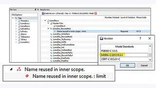 Prüfung der MISRA-Standards mit der LDRA Tool Suite