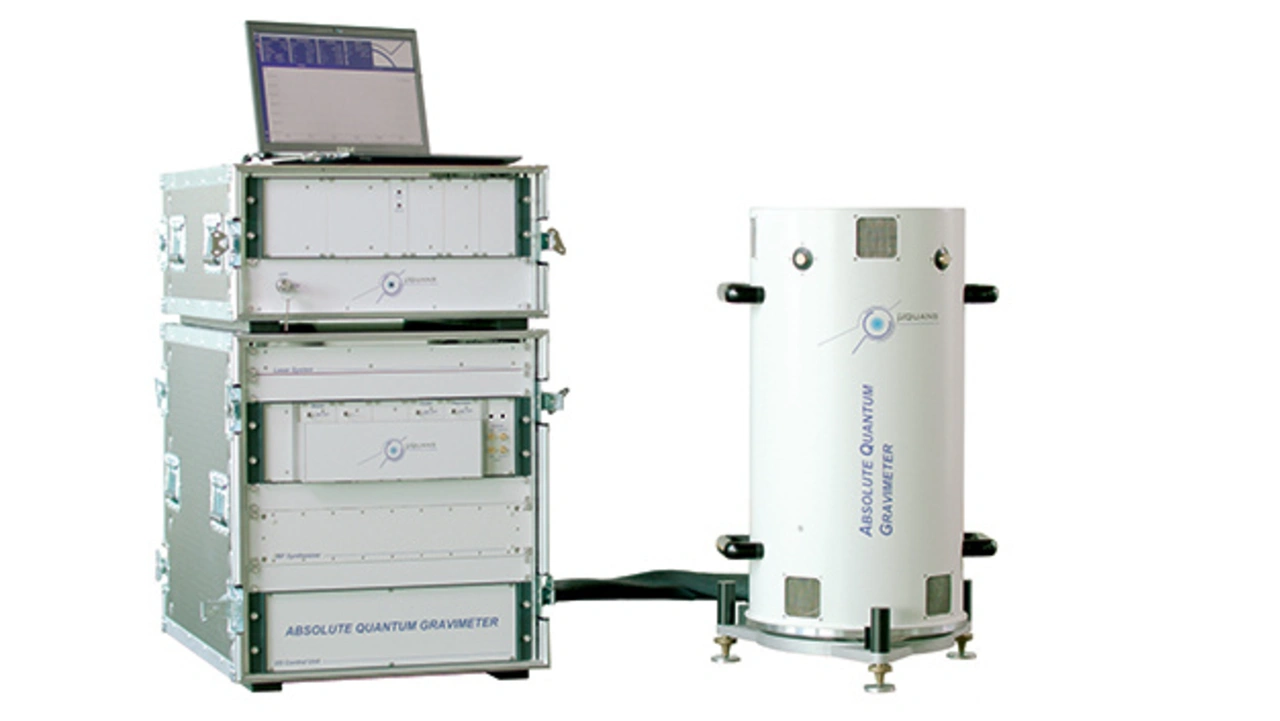 ransportabel und einfach zu bedienen: Quanten-Gravimeter »AQG« zur hochgenauen Messung der Schwerkraft. ransportabel und einfach zu bedienen: Quanten-Gravimeter »AQG« zur hochgenauen Messung der Schwerkraft.