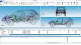 Mit E3.WiringSystemLab können Geometrie- und Verbindungsinformationen importiert und zu einem Referenz-Design zusammengeführt werden, in dem Optimierungsideen eingebracht und bewertet werden können