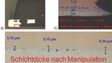 Vermessung der intermetallischen Phase 
