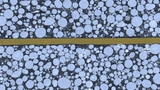 REM-Querschnittsaufnahme einer im IWS-Trockenfilmverfahren hergestellten NMC-Kathode (Lithium-Nickel-Cobalt-Mangan-Oxid).