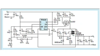  DC/DC-Wandler auf der Basis des TPS40200 in ZETA-Schaltung mit einer gekoppelten Induktivität L1