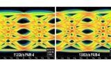 Auf Basis der 5-nm-Technologie-Plattform realisierter PAM 4-Sender zeigte eine Maximalgeschwindigkeit von 130 Gbit/s bei einer Übertragungsenergie von 0,96 pJ/bit und nominal 112 Gbit/s bei 0,78 pJ/bit.