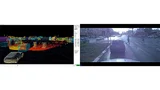 Lidar-Darstellung einer Point-Cloud und Objektdetektion