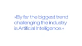 Patrick Dorsey, Intel: »By far the biggest trend challenging the industry is Artificial Intelligence«.