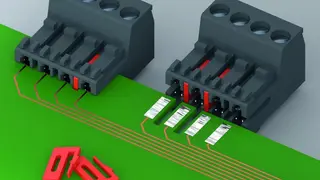 Eine Kodierung mit Direktkontakt sorgt sorgen für die korrekte Positionierung und Ausrichtung der Klemme auf der Leiterplatte.