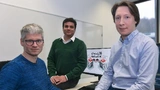 Die Forscher hinter ChainifyDB (v.l.n.r.): Prof. Dr. Jens Dittrich, Ankur Sharma und Dr. Felix Martin Schuhknecht von der Universität des Saarlandes.