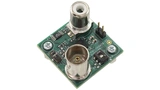 Die mit dem ADuCM355 aufgebaute Platine zur Messung des pH-Wertes verfügt über BNC- und RCA-Steckverbinder zum Anschluss der pH-Sonde und des Temperatursensors.