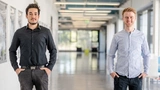 David Rupprecht (rechts) kooperierte unter anderem mit Bedran Karakoc (links), der in seiner Bachelor-Arbeit am Horst-Görtz-Institut für IT-Sicherheit die App entwickelte.