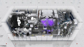 Die EUV-Maschine von oben.