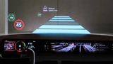 OLED-Prototyp für große Armaturenbretter und transparente Displays von LG.