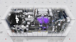 Blick in ein EUV-System von ASML.