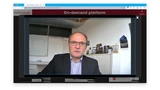 Prof. Dr.-Ing. Axel Sikora, Hochschule Offenburg, eröffnete den 17. Wireless Congress von seinem Rechner aus.