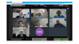 Bildschirmfoto der Diskussion mit den Sprechern der Session LPWAN