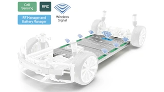 Funkbasiertes Batteriemanagementsystem für Elektrofahrzeuge wBMS von Analog Devices.