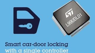 Türschloss-Controller L99UDL01 mit speziellem Sicherheits-Feature von STMicroelectronics: