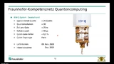 Das »IBM Q System One« werden die Wissenschaftler der Fraunhofer-Allianz Big Data und Künstliche Intelligenz sowie des Fraunhofer-Forschungszentrums Maschinelles Lernen nutzen.