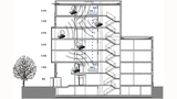 Für die Reichweitenmessung unter realen Bedingungen in einem Bürogebäude wurde ermittelt, über wieviel Stockwerke per IP500-Funknetzwerk kommuniziert werden kann, wenn auch andere Funknetze (Wi-Fi) im Gebäude aktiv sind
