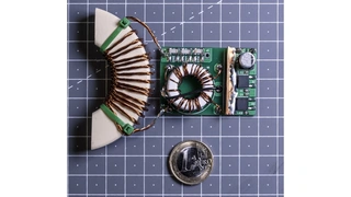 Wireless-Power-Empfänger mit 100 W von WPT-Systems.