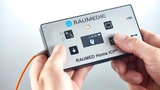Mit dem Raumed Home ICP kann der Patient den Messvorgang selbst starten und stoppen aber auch Symptome wie beispielsweise Kopfschmerzen erfassen. 
