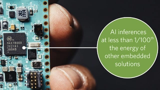 Neural Network Accelerator Chip MAX78000 von Maxim Integrated
