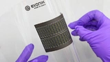 Die flexiblen gedruckten Batterien auf Basis der TAeTTOOz-Materialien von Evonik.