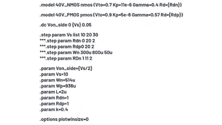 LTspice-Befehle zu Bild 2a