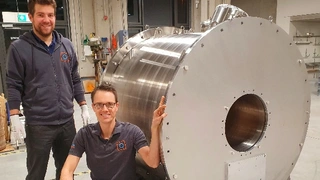 Die Gehäuse der neuen MRT-Scanner, hergestellt vom Neoscan-Team in Magdeburg