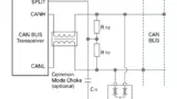 Bild 5. ESD-Schutz eines CAN-Bus-Transceivers mit Hilfe eines AEC-Q101-qualifizierten Dioden-Arrays des Typs AQ3400 von Littelfuse.