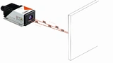 Um eine hohe Messgeschwindigkeit zu erreichen, arbeitet das Verfahren mit einer Hochfrequenzmodulation der Laseramplitude und wertet die Phasenlage und den Abstand dieser aufmodulierten Hochfrequenzsignale (Bursts) aus.