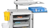 Die Pflege- und Visitenwagen sind flexibel konfigurierbare Computerwagen-Systeme.