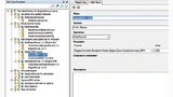 Das Tool ContinoProva zeigt die Testspezifikation für die Übergabe an NI VersiStand in einer Baumstruktur (links) dar. Die Parameter der Testtasks können im rechten Teil bearbeitet werden