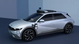 Hyundai und Motional zeigen auf der IAA Mobility erstmals das Ioniq-5-Robotaxi.