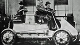 Bild 1. Das Lohner-Porsche-Elektromobil mit Radnaben-Elektromotoren.