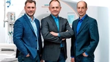 Nominiert für den Deutschen Zukunftspreis (v.l.n.r.): Dr. Stefan Ulzheimer , Prof. Dr. Thomas Flohr und Dr. Björn Kreisler 