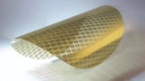 Ein biegsamer Wafer, auf dem PragmatIC Semiconductor TFT-ICs fertigt