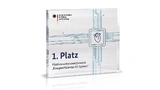 Der Siegerpokal für das Team Lo3-ML (Low-Power-Low-Memory Low-Cost EGG Signal Analysis using Machine Lerning Algorithmus) im Pilot-Innovationswettbewerb der Bundesagentur für Sprunginnovatinen (SPRIN-D)