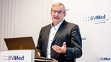 Dr. Meinrad Lugan bei der BVMed-Jahrespressekonferenz 