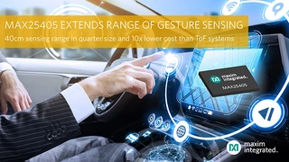 Analog Devices: Infrarotbasierter dynamischer Gestensensor