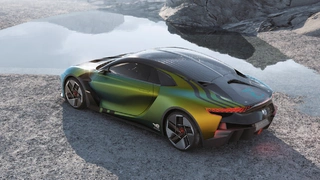 Der Antrieb des Prototyps besteht aus zwei Elektromotoren mit 600 kW Gesamtleistung (250 kW vorne und 350 kW hinten), was 815 PS und einem Drehmoment von 8.000 Nm entspricht.