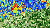 Der Heatmap lassen sich die Informationen darüber entnehmen, wann und wo bewässert werden muss.